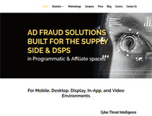 Tablet Screenshot of fraudlogix.com